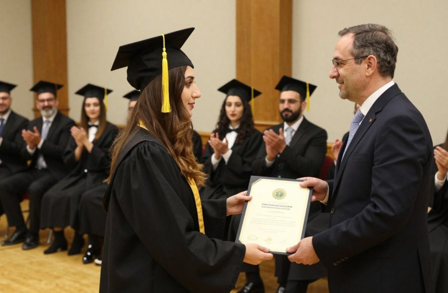 خريجة تحصل على شهادة خبيرة تجميل في تركيا